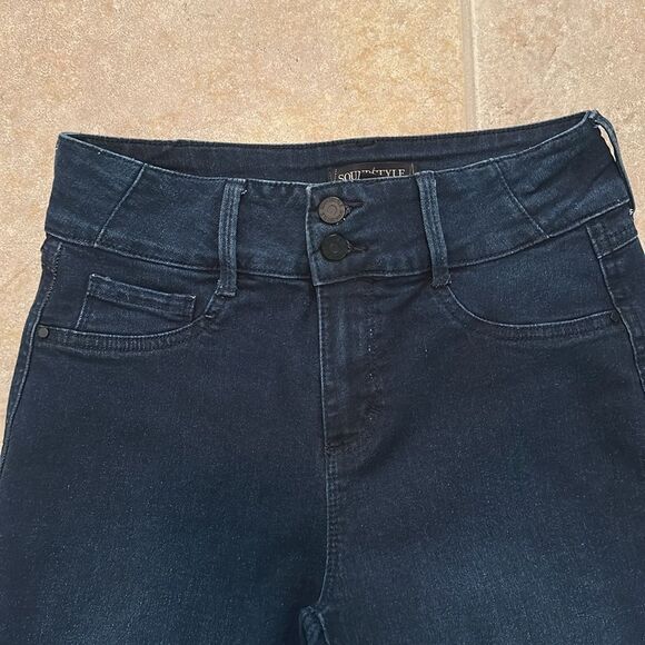 Sound Style Stylish Dark Denim Jeans - Picture 3 of 8